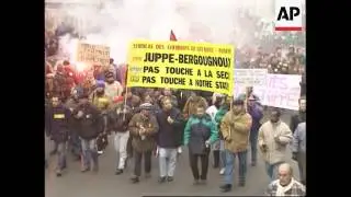 France - Trade Unions Stage Demonstrations