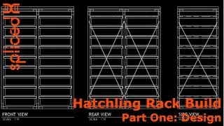 DIY Hatchling Ball Python Rack #1 - Design