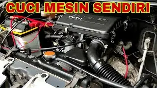 Tutorial cara cuci mesin mobil sendiri