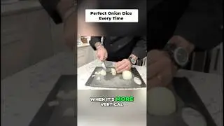Perfect Onion Dice: Pro Chef Tip Revealed! #onions  #cuttingonions #dicing #dicingonions