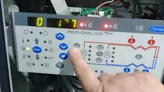 Chiller 30hz carrier, teste da placa Sin&oacute;ptico (IHM). HVAC-R NAVAL OFFSHORE.