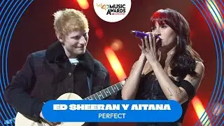 ED SHEERAN ft. AITANA &ndash; &lsquo;Perfect&rsquo; | En directo en LOS40 Music Awards Santander 2025