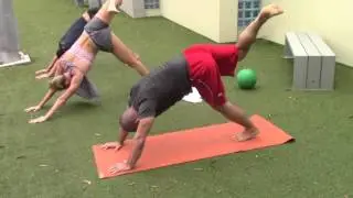 Yoga with World Championship Medalists Mitch Larkin and Madi Wilson