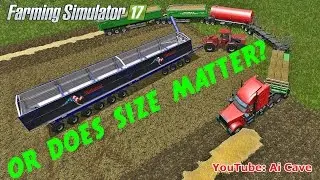 Farming Simulator 2017 ...OR DOES SIZE MATTER? | CASE STEIGER 9190, WALKABOUT MOTHERBIN & ROAD TRAIN