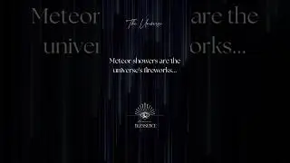 Meteor showers are the universe&rsquo;s fireworks&hellip;.#subscribe #shorts #universe