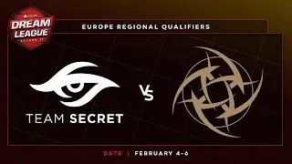 Secret vs Ninjas in Pyjamas Game 3 - DreamLeague S11 EU Qualifier: Group Stage