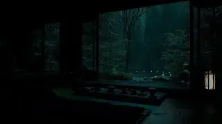 Rain Sounds in a Tranquil Garden(No Ads)  - For Deep Sleep & Relaxation