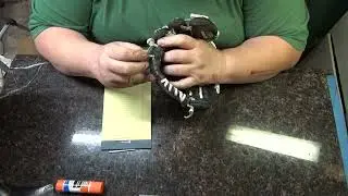 Replacing some lace on a baseball glove