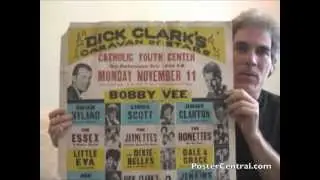 Dick Clark Concert Poster Caravan of Stars 1960s Rock 'n Roll