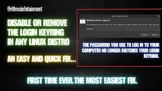 Отключение брелока входа в Linux | Как исправить ошибку &laquo;Брелок входа и системный пароль не совпадают&raquo;