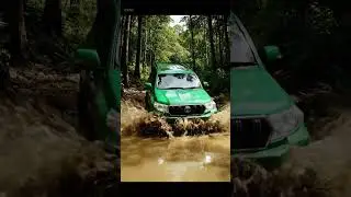 Green Toyota Land Cruiser Prado | Extreme 4x4 Off-Road Adventure #4x4  #offroad #toyota