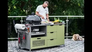 Table for your Kamado | KamadoSpace Infinite Island x Primo Grill
