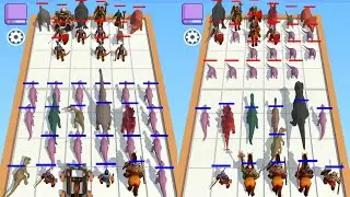 NEW | DINOSAUR MONSTER VS ARCHERY WARRIOR, MAX LEVEL GAMEPLAY WALKTHROUGH, Merge Games