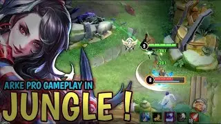 Honor Of Kings : Arke Pro Gameplay In Jungle | Best Build & Guide Arke - HOK