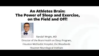 Dr. Randall Wright on Athlete Brain Health CFS Webinar