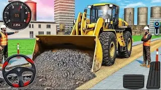 Heavy Road Construction 3D Game | Mega Highway Builder 🚜 Android Gameplay 2026