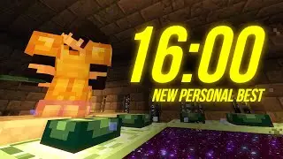 I'M SPEECHLESS... | My NEW Minecraft Personal Best (16:00)