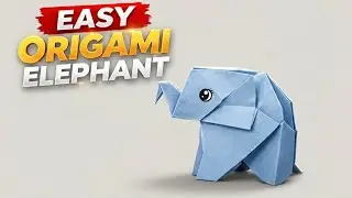 Origami Elephant || Easy Origami Elephant || (Fumiaki Kawahata)