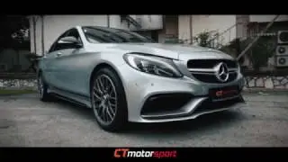 Mercedes W205 C200 Covert to C63 AMG Bodykit & Valve Tronic Exhaust Control System