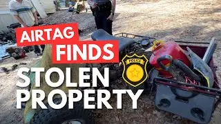 Stolen Property Recovered by Police! 👮&zwj;♂️ AirTag Leads the Way | Part 3 #cops #airtag