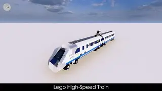 Lego Creator High-Speed Train 40518 done in Studio 2.0 | Speed Build