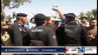 YDA once again on Roads for protest in Peshawar