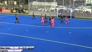 Las Leonas 2 - Black Sticks 1 Gol Carla Rebecchi / 2&deg; Test Match in Gisborne NZ