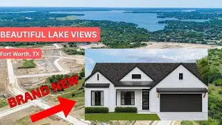 MODERN FARMHOUSE TOUR | New Construction Home in Talon Hills | Stunning Lake Views | 570K Base Price