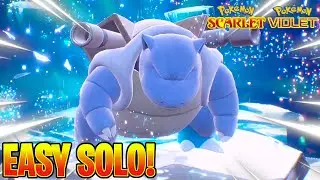EASY SOLO KO! How to Defeat 7-Star Blastoise Tera Raid in Pok&eacute;mon Scarlet and Violet!
