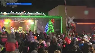 Megan live at CPKC Holiday Train in Minot