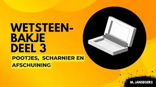Deel 3: Pootjes, uitsparing voor het scharnier, afschuiningen en herhaling van de spiegel-functie.