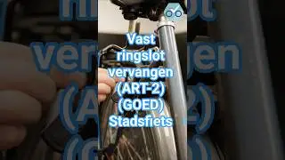 Vast ringslot vervangen (ART-2) (GOED) bij een stadsfiets
