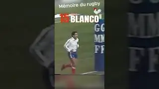 M&eacute;moire du rugby - Essai de Serge Blanco 😍🥰  #frenchrugby #walesrugby  #legend #sports #blanco