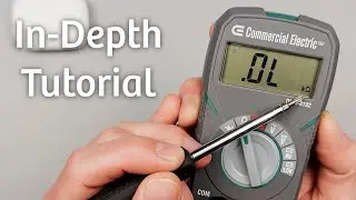 Как пользоваться цифровым карманным мультиметром Commercial Electric DMM-8132