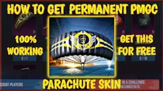 How to get free PMGC parachute skin and PMGC frame