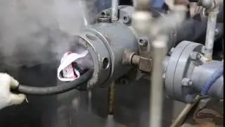 Foxing tape extrusion process being started