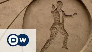 Киногерои из песка на острове Рюгене