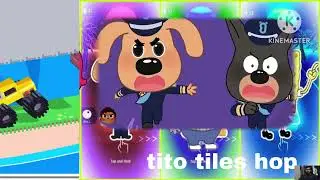 Sheriff Labrador 🆚Police Officer 🆚 Sheriff Papillon 🆚 Sheriff Labrador 🎶 Tiles Hop EDM Rush #5786435