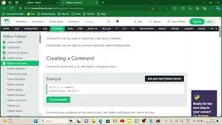 Python Comments #techwithshraddha #python #pythonclasses