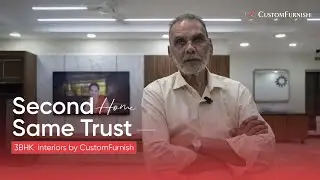 3BHK Home Interiors at Aditya Empress Towers, Shaikpet | Designed by CustomFurnish