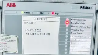 ABB REM615 protection relay enable and disable earth fault functions