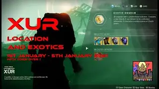 Xur location and items: 1st - 5th January 2021 with voice-over (sorry for lack of mic sound)