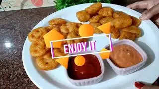 ghar pe kaise banaye potato smiley ghar pe || Rinki Ki Rasoi || #potatosnacks