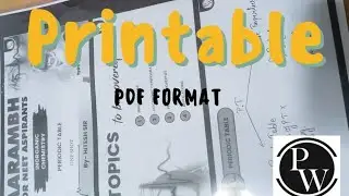 how to make pw class notes in printable format . #jee #education #boards #pwians #neet