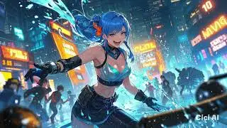 AI.. 🤘😁Songkran Metal Splash boom boom😁🤘(ソンクラーン メタルスプラッシュ ブーム ブーム)​🙏