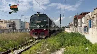 SNCFT: DP MXS624 Pulling Passengers Trains In Tunisia 🇹🇳