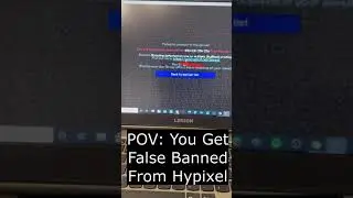 POV: You Get Banned From Hypixel