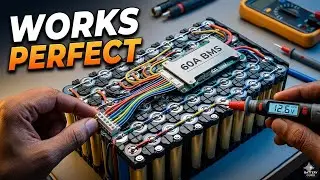Lithium Ion Battery 60 Amp BMS Full Detail | Wiring, Price & Testing