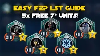 Easy LST Quest Guide - FREE G13 5th Bro, 7th Sis, 2nd Sis, Empire and R2 Lightspeed Tokens!  | SWGOH