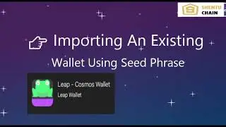 Set up Shentu Chain ($CTK @ShentuChain) in Leap Wallet